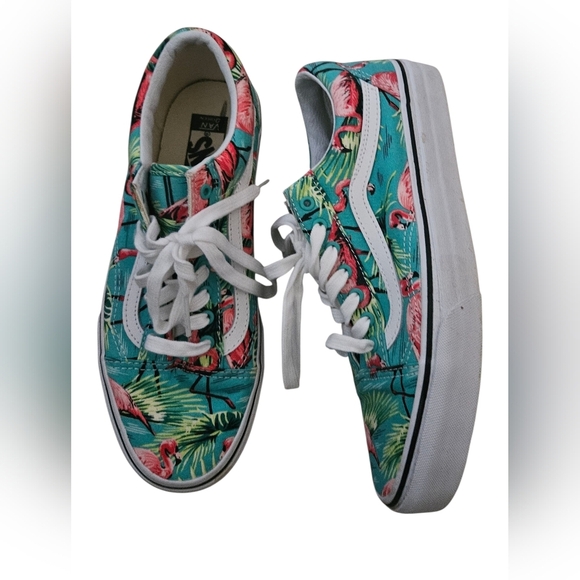 Old Skool Van Doren - Flamingo VANS Men 7.5/Women 9 - Picture 3 of 6